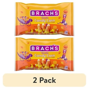 2 Pack Brach's Classic Candy Corn Halloween Mellowcreme Candy 11 oz Laydown Bags - Picture 1 of 4
