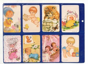 Swap Cards Vintage 1970's lot of 8 cards in plastic sleeve - Bild 1 von 1