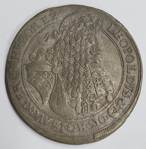 AUSTRIA HUNGARY - KINGDOM OF HUNGARY - LEOPOLD I Thaler 1690, Kremnitz  Mint - Picture 1 of 4