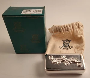 PORTAPILLOLE SCATOLA CON COPERCHIO IN ROYAL SHEFFIELD ARGENTO INGLESE PUNZONATO - Imagen 1 de 4