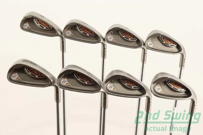 Juego de Hierro Ping G10 4-PW SW Acero Rígido Derecho Punto Negro +1/4" Foto 1 de 4