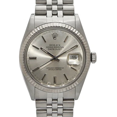 ROLEX Datejust 16014 Silver Case Size 36.0mm Men's Used Watch #12212 - Image 1 of 4