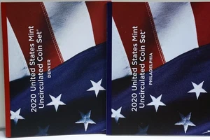2020 P/D U.S. Mint Uncirculated Coin Set -Original - Picture 1 of 3
