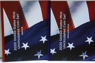 2020 P/D U.S. Mint Uncirculated Coin Set -Original - Image 1 of 3