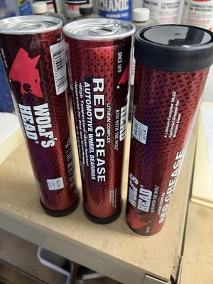 Grasa para cojinete de rueda de aceite Wolf's Head sellada sin abrir Foto 1 de 4