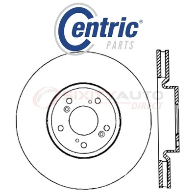 Centric C-TEK Disc Brake Rotor for 2006-2014 Honda Ridgeline 3.5L V6 - Kit pt Foto 1 de 4