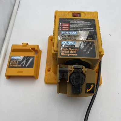 Plasplugs Compact Sharpener Unit For Drill Bits, Or Knife, Scissors - Image 1 of 4