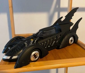 1/18 Batman Forever 1995 Batmobile Black Diecast Model Car Sound Light Alloy Toy - Picture 1 of 7