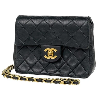 Bolso de hombro Chanel Coco Mark Mini Matelasse cadena solapa única A01115 #BS416 Foto 1 de 4