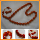 Gebetskette aus Amber orange Lebenslanger Duft Islam Tasbih Sibha Misbaha G136