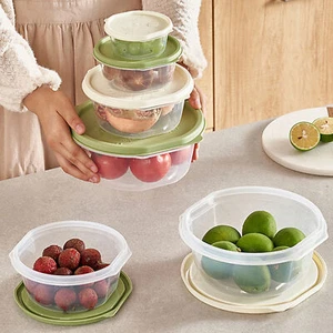 3/4pcs Lunch Box Large Capacity Preservation Refrigerator Storage Box Food - Picture 1 of 12