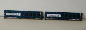 Hynix 4GB 2x2GB PC3-10600U DDR3 Desktop Memory RAM HMT325U6CFR8C-H9 - Picture 1 of 3