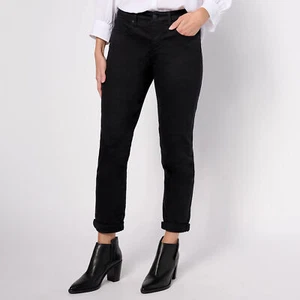 NYDJ Margot Girlfriend Style Jeans - Black Size 18W QVC A618014 NWT - Picture 1 of 1