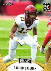 Tarjeta de novato Rashod Bateman 2021 Leaf Draft - Imagen 1 de 4