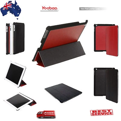 Yoobao iSlim Premium Leather Smart Cover Case for Apple iPad 2 iPad 3 iPad 4 - Image 1 of 4