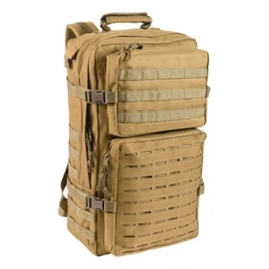 Military Backpack 40L RipStop Beige Molle Army Sand Tan Coyote - Picture 1 of 1