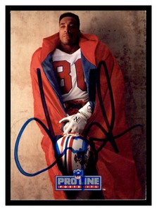 Irving Fryar Signed 1991 Pro Line Card #45 Autographed Patriots 84612