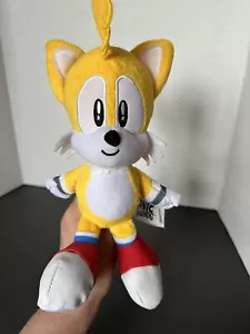 Peluche gioco Sega Sonic the Hedgehog Yellow Tails Fox 10 pollici Jakks Pacific 2022 - Foto 1 di 9