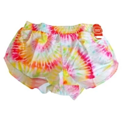 Pantalones Cortos de Tablero Wonder Nation Niñas Tie Dye-18-Pantalones Cortos de Cubrimiento Foto 1 de 3