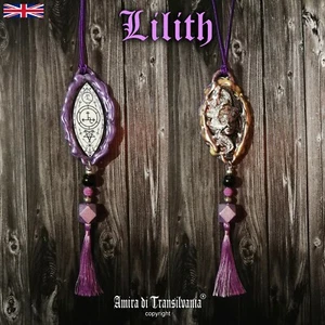 dark gothic jewelry punk talisman necklace amulet pendant lilith demon occult 1 - Picture 1 of 12