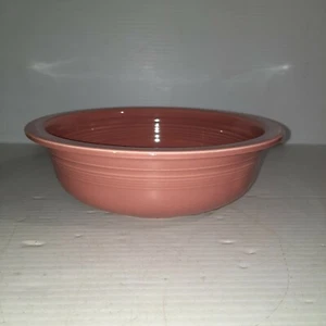 Vintage HLC Fiesta Rose 8 1/2" Bowl Dish Made in USA - Picture 1 of 7