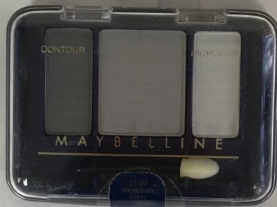 6 Pieces Maybelline Expert Eyes Trio Eye Shadow Kit - Impeccable Greys Sealed - Image 1 of 2