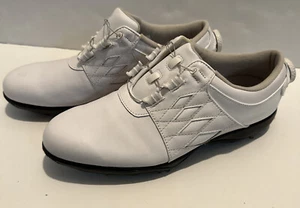 FootJoy Women's Pro/SL BOA Golf Shoe White Leather Waterproof 9 M - Picture 1 of 6