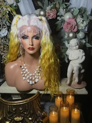 UNIQUE ANGEL FOOD/LEMON ICING, 2 1/2 Ponytails, Lace Front, Wig - Image 1 of 4