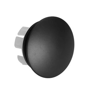 Sink Basin Trim Overflow Cover Matte Black Brass Insert in Hole Round Caps - Picture 1 of 6