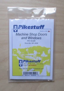 HO Maschine Werkstatt Türen & Fenster (8) HO 1:87 Maßstab Layout Diorama Pikestuff 3000 - Bild 1 von 2