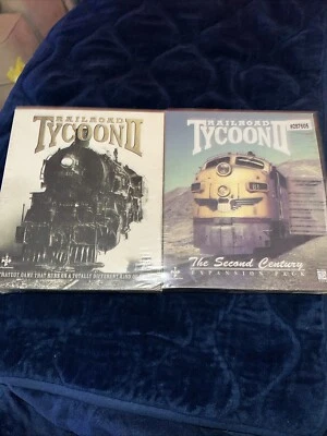 NEW 1998 Railroad Tycoon II & Second Century PC Computer Game PopTop Software - Image 1 of 4