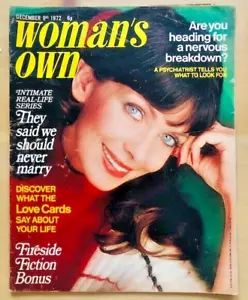 WOMAN'S OWN DECEMBER 9TH 1972 - Pub. IPC MAGAZINES - Picture 1 of 1