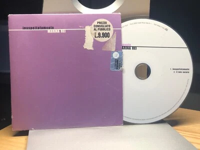 MARINA REI INASPETTATAMENTE RAR SINGLE CD PROMO 2000 VIRGIN PCD 177 DIGIPACK - Bild 1 von 2