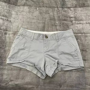 Pantalones cortos grises de tiro bajo azul marino antiguo para mujer talla 2 - Imagen 1 de 6