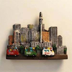 Johannesburg Fridge Magnet Refrigerator Sticker Resin South Africa Souvenir Gift - Picture 1 of 4