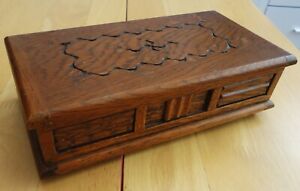 Vintage Hand Crafted Oak Musical Box - Reuge movement - Tallent, Old Bond St. 