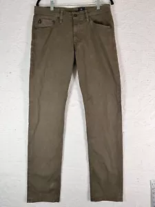 Jeans Adriano Goldschmied AG NUOVI CON ETICHETTE The Graduate gamba sartoriale raso scamosciato 31x34 - Foto 1 di 17