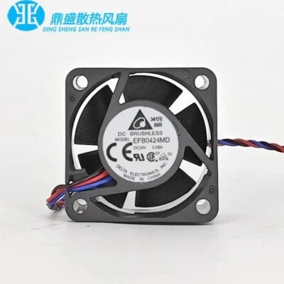 DELTA EFB0424MD 24V 0.08A 40*40*20MM 3-Wire Inverter Axial Cooling Fan - Image 1 of 4