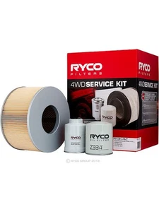 Ryco 4WD Filter Service Kit fits Toyota LandCruiser 4.2 HDJ100 SUV TD (RSK42) - Picture 1 of 12