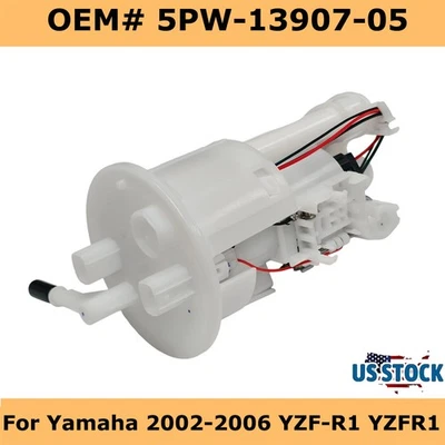 For Yamaha 2002-2006 YZF-R1 YZFR1 YZF R1 Fuel Pump 5PW-13907-05 19B-24486-01-00 Foto 1 de 4