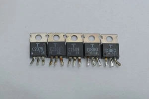 KENWOOD TS-430S PARTS: RF DRIVER TRANSISTORS 2SD1406 2SC2075 2SC2509 - Picture 1 of 3