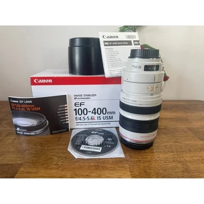 Canon EF 100 400mm L Series Image Stabilized Telephoto Zoom Lens - Image 1 of 4