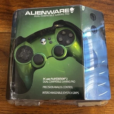 Vintage Alienware PC/Playplay Game Pad Verde Metálico Novo Na Caixa - Imagem 1 de 4