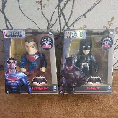 (2) Lote de figuras 2015 DC COMICSS Metals Die Cast Batman V Superman Foto 1 de 4