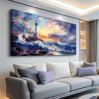 Large Canvas Wall Art For Bedroom Wall Decor For Living Room Modern Office Wa... - Image 1 of 4