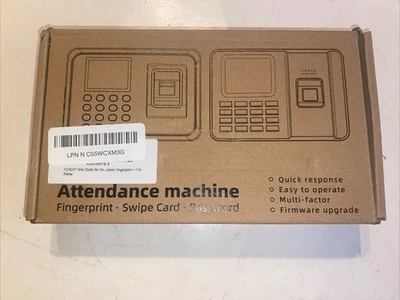 Attendance Machine Fingerprint Swipe Card Password Model : T700  (T200 T100)  C3 - Image 1 of 4