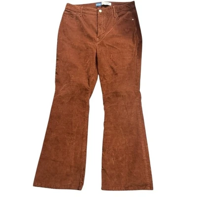 Old Navy Brown Higher High Rise Flare Corduroy Pants Size 14 - Image 1 of 4