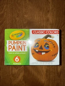Juego de pintura acrílica Crayola Classic Colors - Paquete de 6 botellas de 2 oz, calabaza y artesanía - Imagen 1 de 5