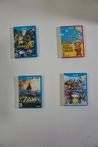 Wii U 4 Game Lot Zelda Mario Maker & Smash Bros Star Fox CIB Tested - Picture 1 of 3