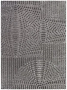 Balta Rugs Caserio Modern Geometric Area Rug Grey 5' 3" x 7' - Picture 1 of 5